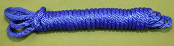 BLUE Bondage / Spanking ROPE  3/8"   25 feet  ~...